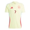 Camiseta de fútbol España Alvaro Morata 7 Segunda Equipación Euro 2024 - Hombre